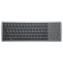 DELL KB740 keyboard Office RF Wireless + Bluetooth QWERTY English Grey, Black