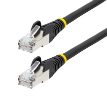StarTech.com 100ft Black CAT6a Ethernet Cable, Snagless RJ45, 10GbE, 100W PoE++, S/FTP, LSZH, 27AWG Pure Bare Copper Wire...