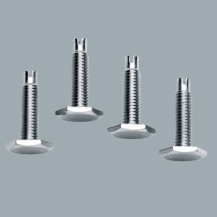Middle Atlantic Products FVS-LEVELERS-4 furniture leg Cylindrical Stainless steel 4 pc(s)