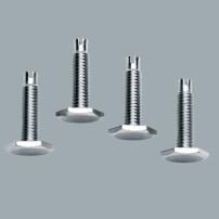 Middle Atlantic Products FVS-LEVELERS-4 furniture leg Cylindrical Stainless steel 4 pc(s)