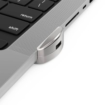 Compulocks Ledge Lock Adapter for MacBook Pro 16' M1, M2 & M3 Silver