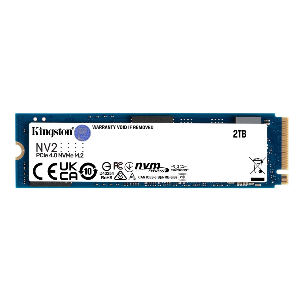Kingston Technology 2000G NV2 M.2 2280 PCIe 4.0 NVMe SSD Kingston Technology 2000G NV2 M.2 2280 PCIe 4.0 NVMe SSD