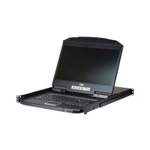 ATEN CL3116NX rack console 47 cm (18.5') 1366 x 768 pixels Metal, Plastic Black 1U