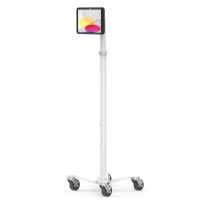 Compulocks iPad 10.9' 10th Gen PowerMove Medical Rolling Cart Black