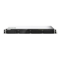 QNAP TS-435XeU NAS Rack (1U) Marvell CN9131 4 GB DDR4 0 TB QNAP QTS Black, Grey