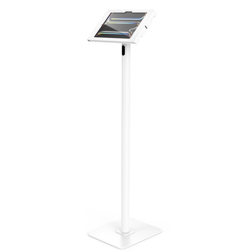 Compulocks iPad Pro M4 11', Apex Enclosure Swift Floor Stand - White Compulocks iPad Pro M4 11', Apex Enclosure Swift Floor Stand - White