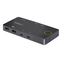 StarTech.com 2-Port USB-C KVM Switch, Single-4K 60Hz HDMI Monitor, Dual-100W Power Delivery Pass-through Ports, Bus Powered...