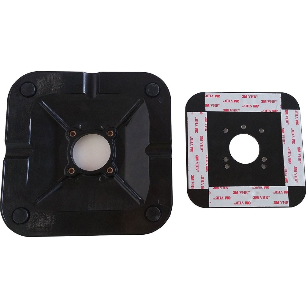 Compulocks Rise Pole Adhesive Base Black Compulocks Rise Pole Adhesive Base Black