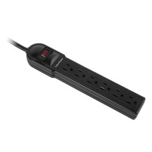 CyberPower CSB606 surge protector Black 6 AC outlet(s) 125 V 1.829 m