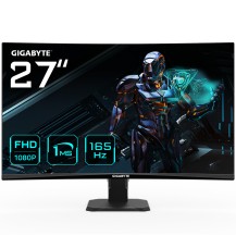 GIGABYTE GS27F 27' FHD Gaming Monitor - 1920 x 1080, 165Hz, 1ms, 300 cd/m², FreeSync Premium, HDR Ready, HDMI 2.0...