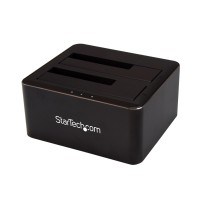 StarTech.com Dual-Bay USB 3.0 to SATA Hard Drive Docking Station, USB Hard Drive Dock, External 2.5/3.5' SATA I/II/III...