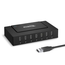 Plugable Technologies USB2-HUB7BC interface hub USB 2.0 480 Mbit/s Black