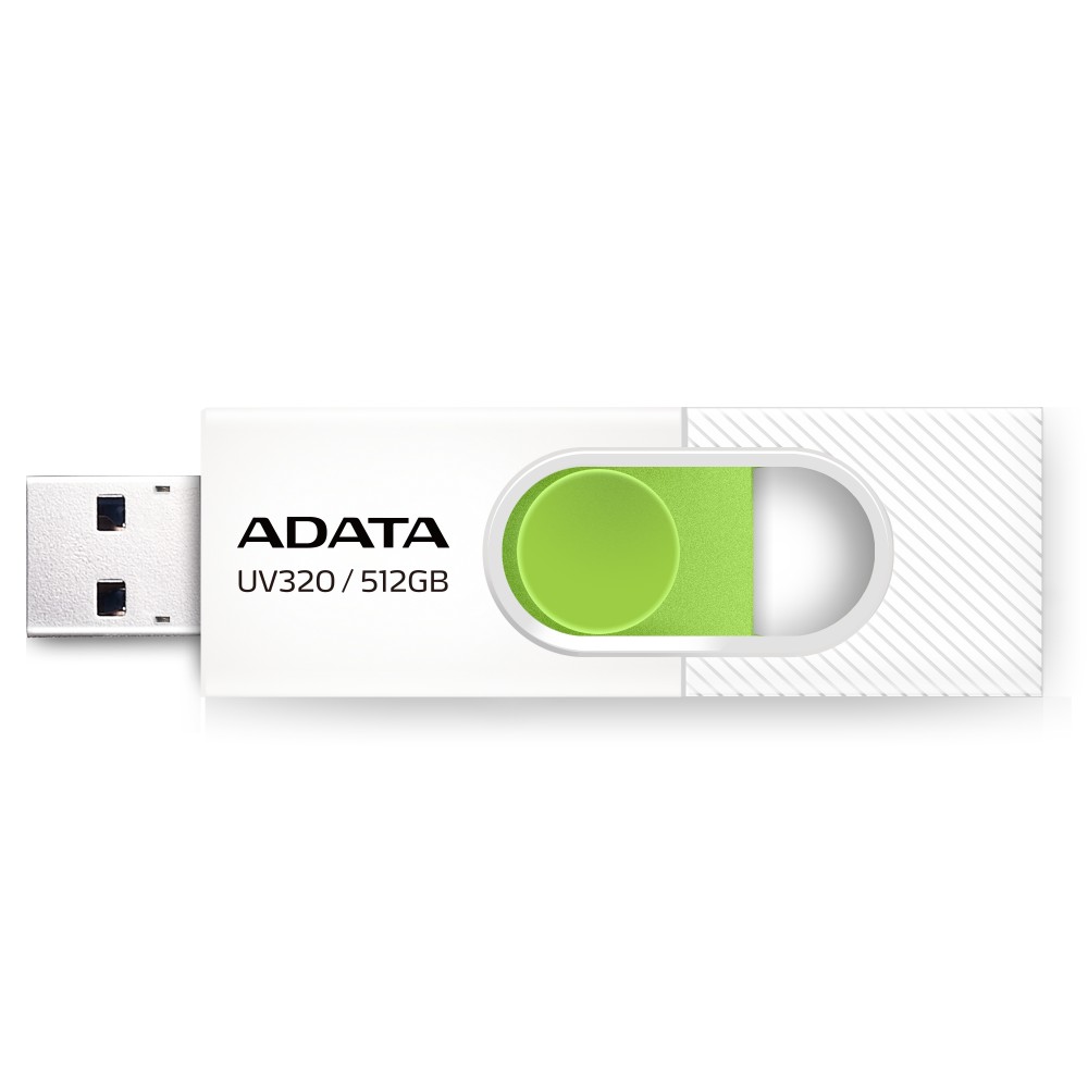 ADATA UV320 USB flash drive 512 GB USB Type-A 3.2 Gen 1 (3.1 Gen 1) Green, White