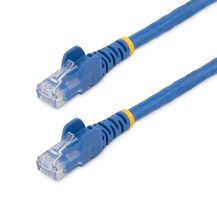StarTech.com 3 ft. CAT6 Ethernet cable - 10 Pack - ETL Verified - Blue CAT6 Patch Cord - Snagless RJ45 Connectors - 24 AWG...