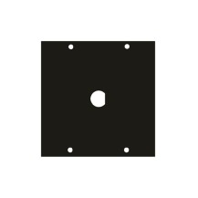 Middle Atlantic Products UCP Module, One 1/2' BNC Punchout