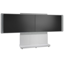Middle Atlantic Products FM-DS-6675FS-GD8W TV mount/stand 139.7 cm (55') Grey, Silver, White
