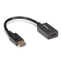 StarTech.com DisplayPort to HDMI Adapter - DP 1.2 to HDMI Video Converter 1080p - DP to HDMI Monitor/TV/Display Cable Adapter...