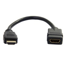 StarTech.com 6 in HDMI Extension Cable - Short HDMI Cable Male to Female - 4K HDMI Cable Extender - 4K 30Hz UHD HDMI Port...