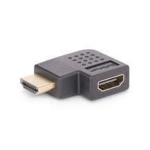 StarTech.com Right Angle HDMI 2.0 Adapter, Male to Female, Horizontal 90-Degree Angled HDMI Port Saver, 4K 60Hz, High Speed...