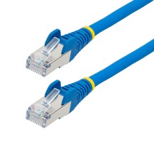 StarTech.com 6in CAT6a Ethernet Cable - Blue - Low Smoke Zero Halogen (LSZH) - 10GbE 500MHz 100W PoE++ Snagless RJ-45...