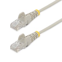StarTech.com 10 ft. CAT6 Ethernet Cable - Slim - Snagless RJ45 Connectors - Gray