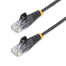 StarTech.com 1 ft. CAT6 Ethernet Cable - Slim - Snagless RJ45 Connectors - Black