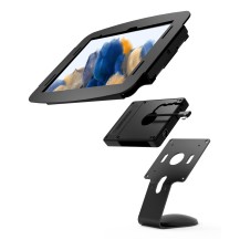 Compulocks Galaxy Tab A8 10.5' Space Enclosure Core Counter Stand or Wall Mount Plus Hub Black