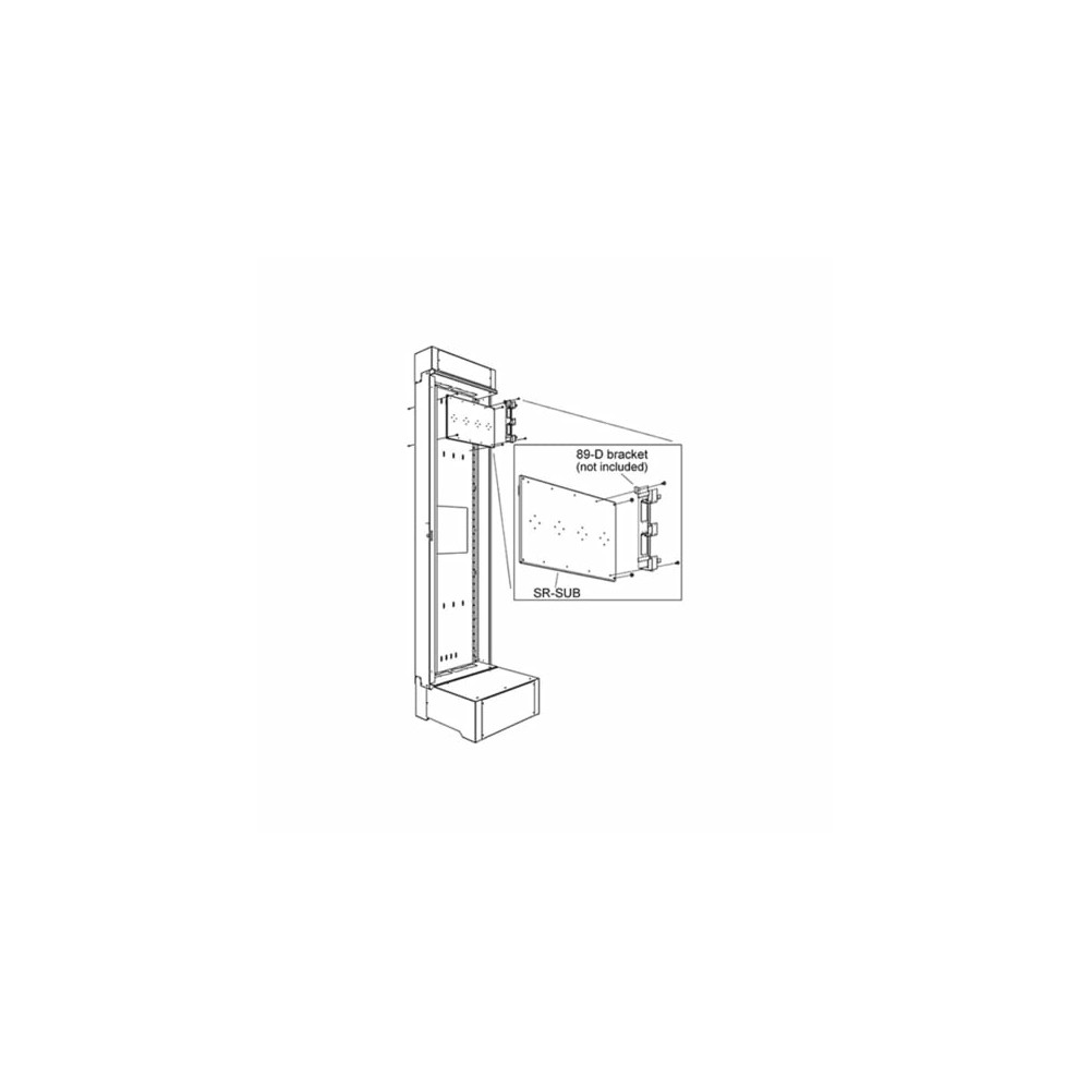 Middle Atlantic Products Subplate Mounting Kit for SR Series Middle Atlantic Products Subplate Mounting Kit for SR Series