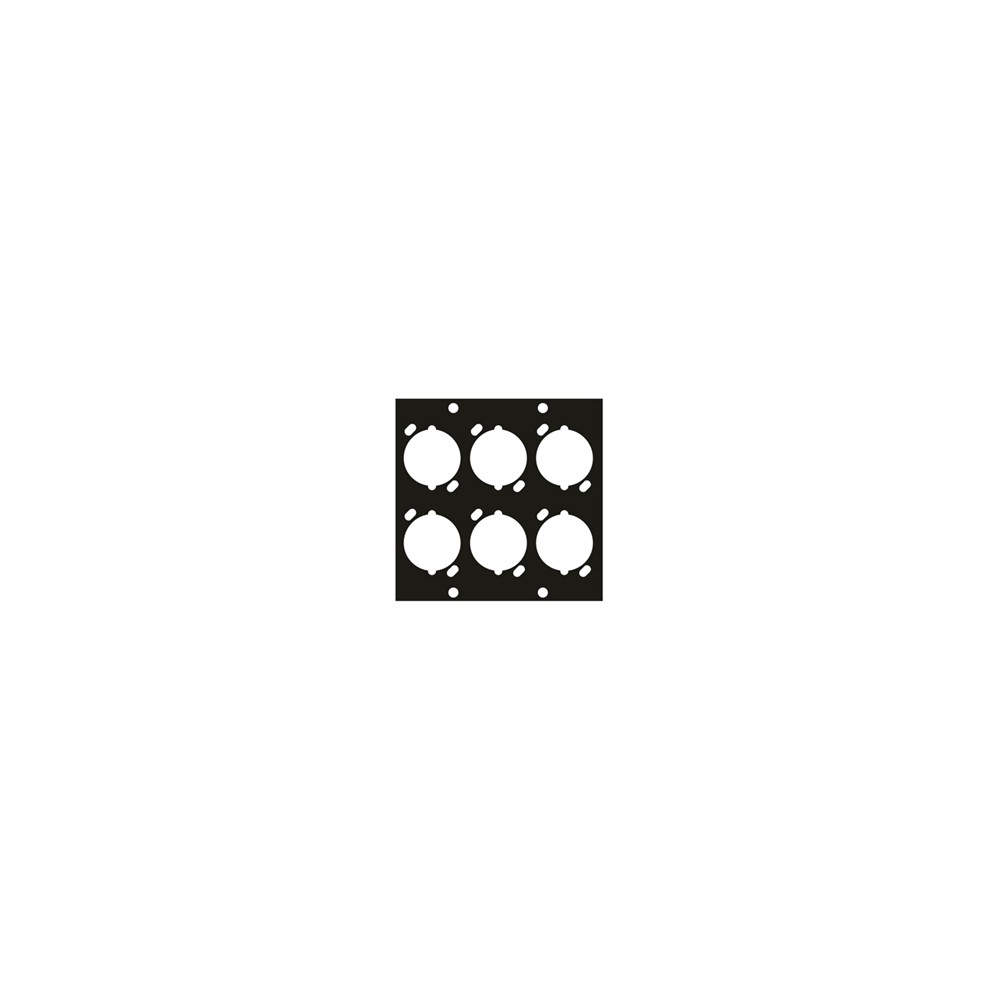 Middle Atlantic Products UNIV6 rack accessory Connector panel Middle Atlantic Products UNIV6 rack accessory Connector panel