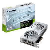 GIGABYTE GeForce RTX 5060 EAGLE OC ICE 8G Graphics Card - 8GB GDDR7, 128bit, PCI-E 5.0, 2550 MHz Core Clock, 3 x DisplayPort...