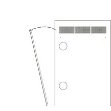 Middle Atlantic Products WR-RAP-24 rack accessory Rear access panel
