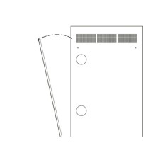 Middle Atlantic Products WR-RAP-24 rack accessory Rear access panel