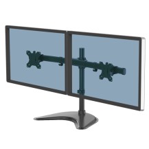 Fellowes Seasa Dual Monitor Arm - Freestanding Monitor Mount for 8KG 27 inch Screens - Ergonomic Adjustable Monitor Arm...