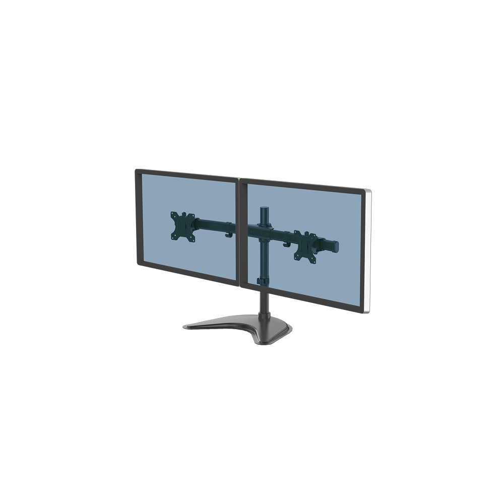 Fellowes Seasa Dual Monitor Arm - Freestanding Monitor Mount for 8KG 27 inch Screens - Ergonomic Adjustable Monitor Arm...