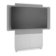 Middle Atlantic Products FM-DS-4875FW-BD8W TV mount/stand 165.1 cm (65') Grey, Silver, White