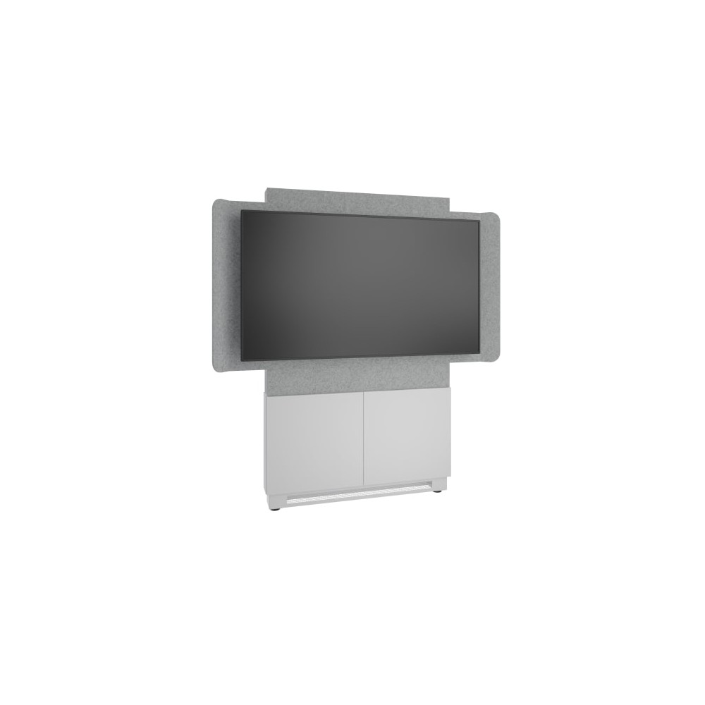 Middle Atlantic Products FM-DS-4875FW-BD8W TV mount/stand 165.1 cm (65') Grey, Silver, White