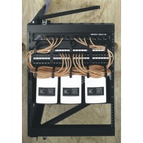 Middle Atlantic Products Swing Frame Racks 18' 0.25U Wall mounted rack Black