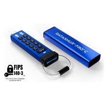 iStorage datAshur PRO+C 512GB - FIPS 140-3 Level 3 Certified - Secure USB Type-C drive - AES-XTS 256-bit Hardware Encryption...