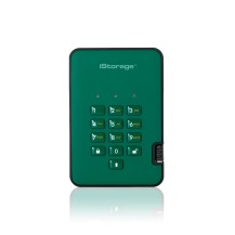 iStorage diskAshur² SSD 512GB Green - Secure Portable Solid State Drive -AES-XTS 256-bit Hardware Encryption - PIN protected...