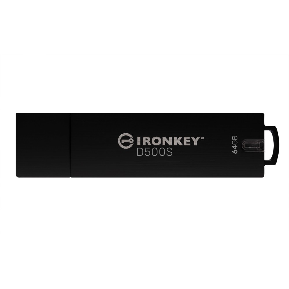 Kingston Technology IronKey 64GB D500S FIPS 140-3 Lvl 3 (Pending) AES-256