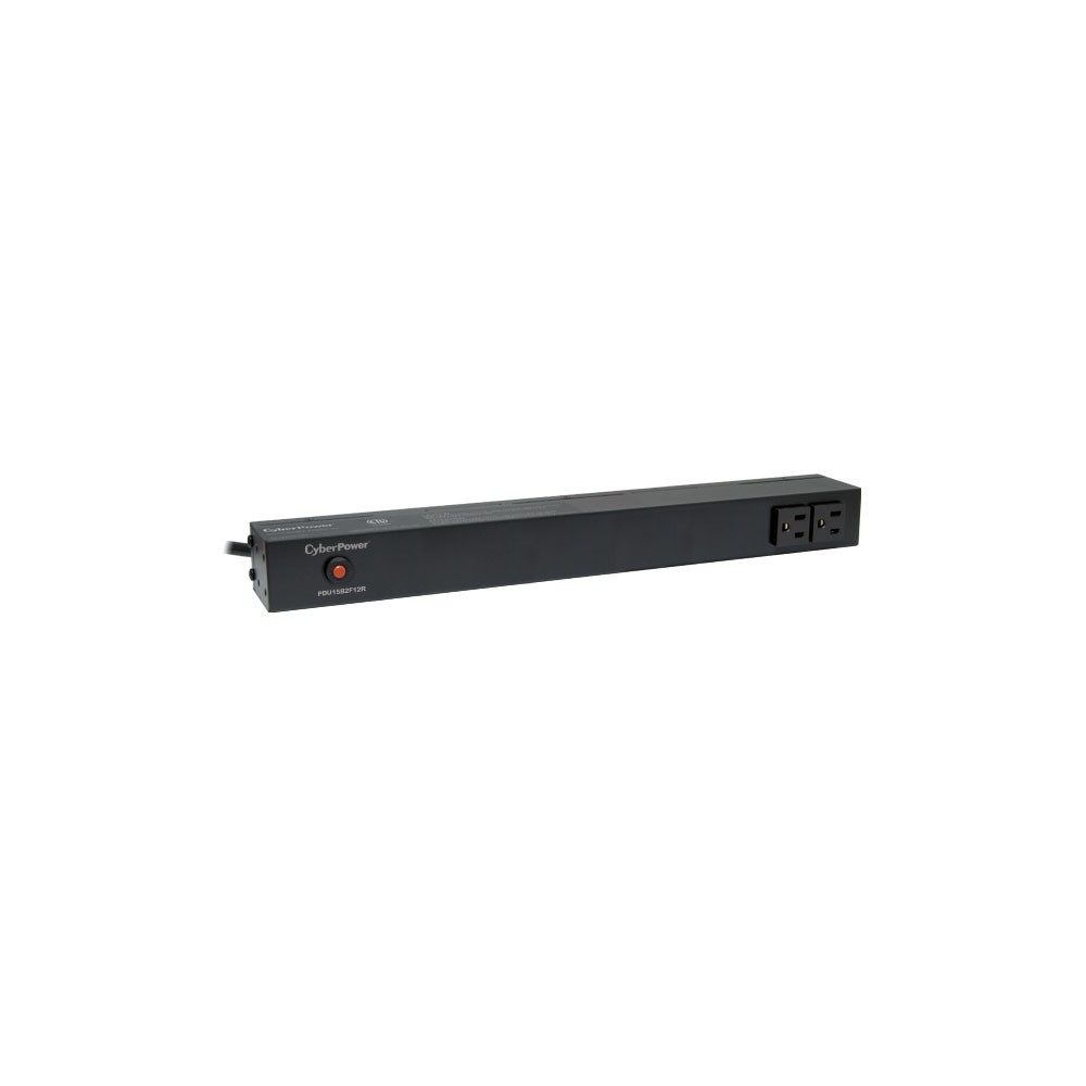 CyberPower PDU15B2F12R power distribution unit (PDU) 14 AC outlet(s) 1U Black CyberPower PDU15B2F12R power distribution unit (PDU) 14 AC outlet(s) 1U Black