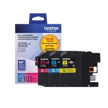 Brother LC103 C/M/Y ink cartridge 3 pc(s) Original High (XL) Yield Cyan, Magenta, Yellow