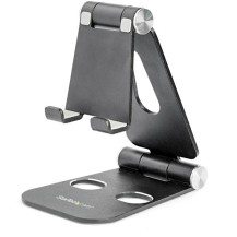 StarTech.com Phone and Tablet Stand - Foldable Universal Mobile Device Holder for Smartphones & Tablets - Adjustable Multi...