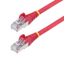 StarTech.com 25ft Red CAT6a Ethernet Cable, Snagless RJ45, 10GbE, 100W PoE++, S/FTP, LSZH, 27AWG Pure Bare Copper Wire...