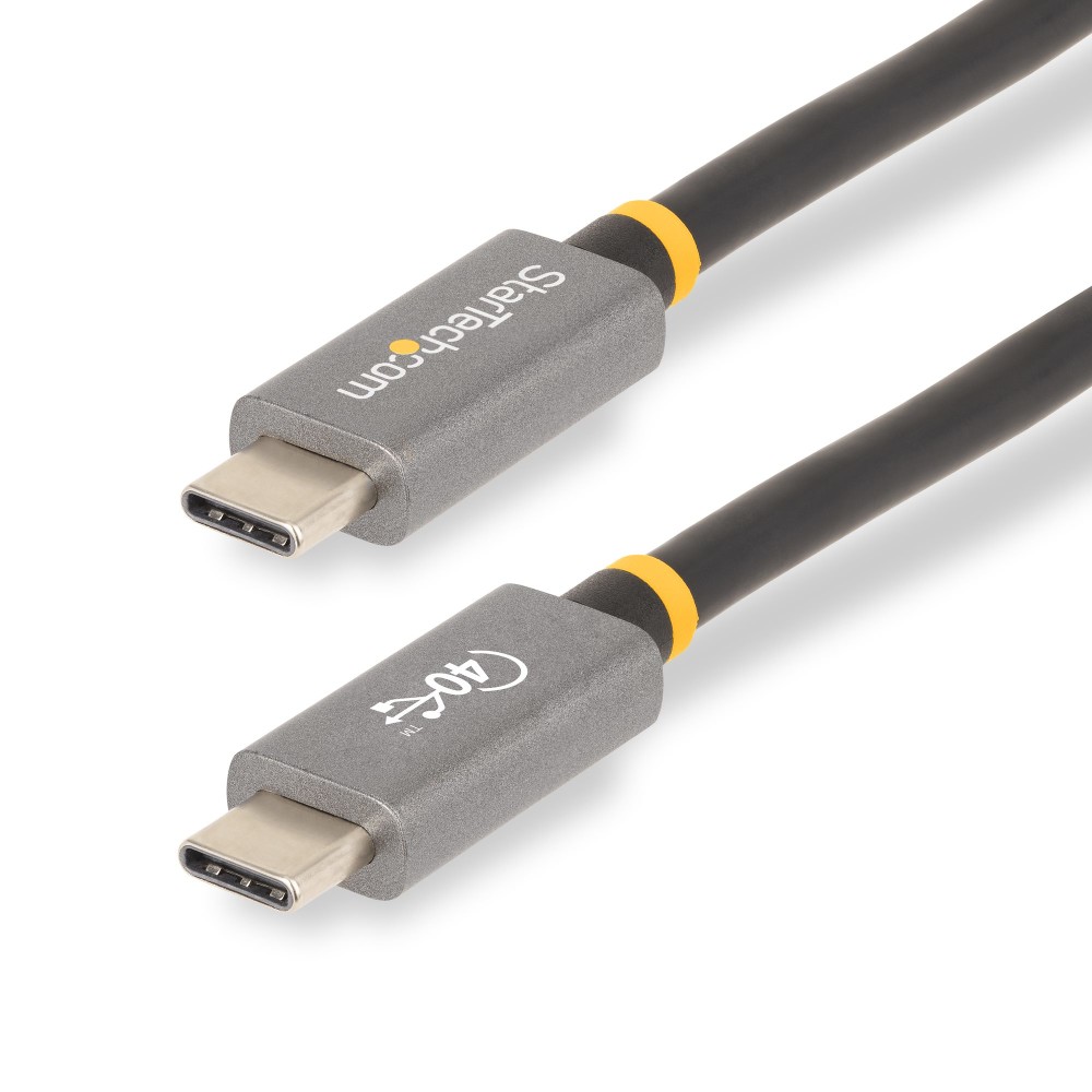 StarTech.com 3ft (1m) USB4 Cable, USB-IF Certified USB-C Cable, 40 Gbps, USB Type-C Data Transfer Cable, 100W Power Delivery... StarTech.com 3ft (1m) USB4 Cable, USB-IF Certified USB-C Cable, 40 Gbps, USB Type-C Data Transfer Cable, 100W Power Delivery...