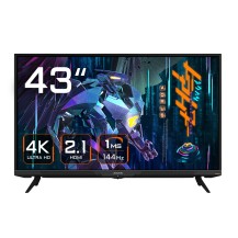 GIGABYTE AORUS FV43U 43” 4K Pro Gaming Monitor - 3840 x 2160 (UHD), 144Hz, 1ms, 750 cd/m2, FreeSync Premium Pro, DisplayHDR...