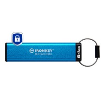 Kingston Technology IronKey 64GB USB-C Keypad 200C, FIPS 140-3 Lvl 3 (Pending) AES-256