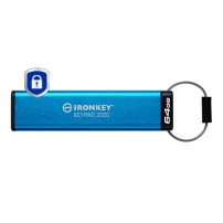 Kingston Technology IronKey 64GB USB-C Keypad 200C, FIPS 140-3 Lvl 3 (Pending) AES-256