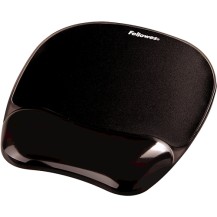Fellowes Mouse Mat Wrist Support - Crystals Gel Mouse Pad with Non Slip Rubber Base - Ergonomic Mouse Mat for Computer...