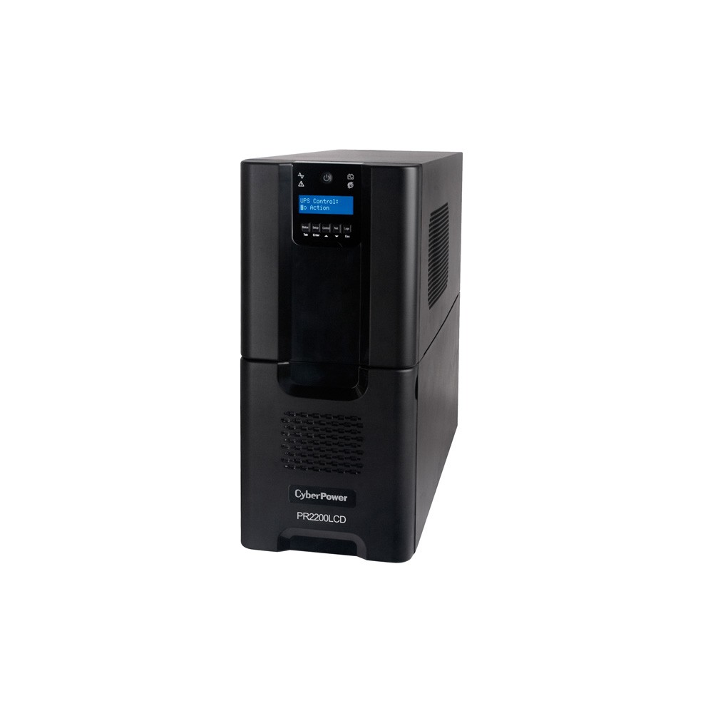 CyberPower PR2200LCD uninterruptible power supply (UPS) Line-Interactive 2.2 kVA 1980 W 10 AC outlet(s)